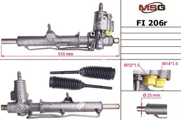 msg-fi206r Рулевая рейка восстановленная MSG FI 206R